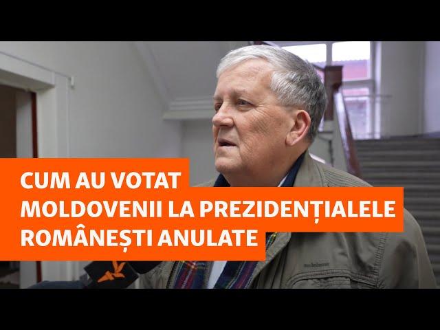 Cum au votat moldovenii la prezidențialele românești anulate