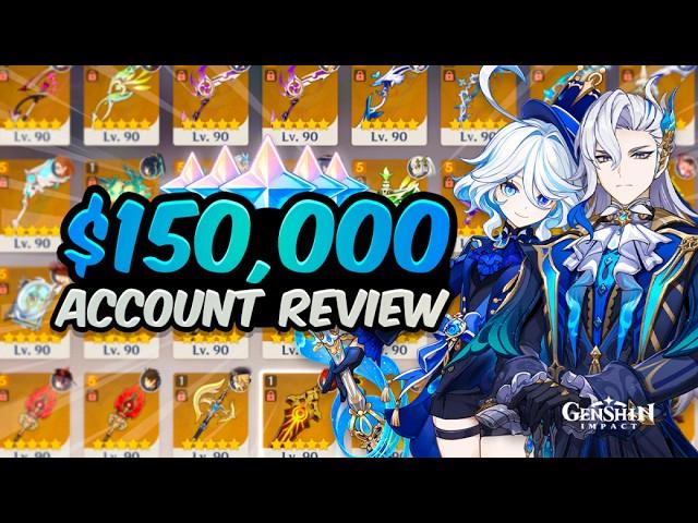 I Reviewed The BIGGEST WHALE Account ($150,000+) I've Ever Seen | Genshin Impact