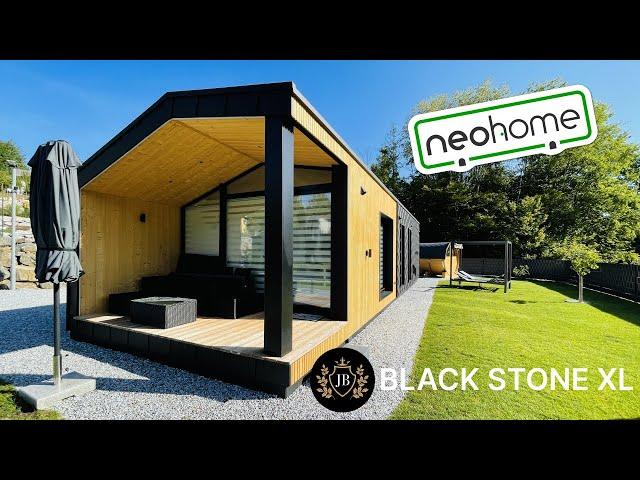 Neohome: JB Black Stone XL -Premium Bungalow mit 2 Schlafzimmern Fertighaus Modulhaus bezugsfertig