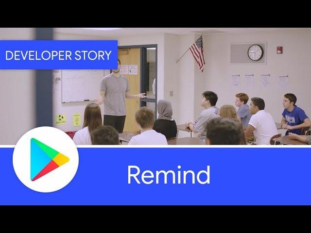 Android Developer Story: Remind - growing with Android and Google Play