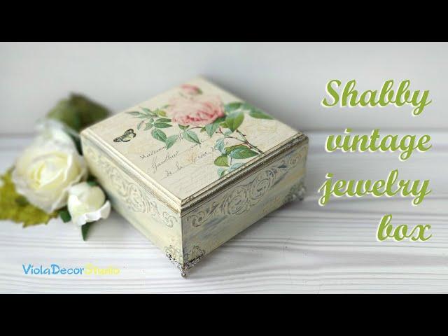 How To Decoupage A Vintage Jewelry Box