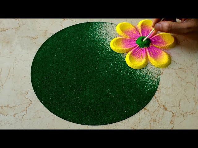 Beautiful Rangoli Designs | Simple Rangolis | Easy Rangolis | Satisfying | Top Rangolis by Aarti