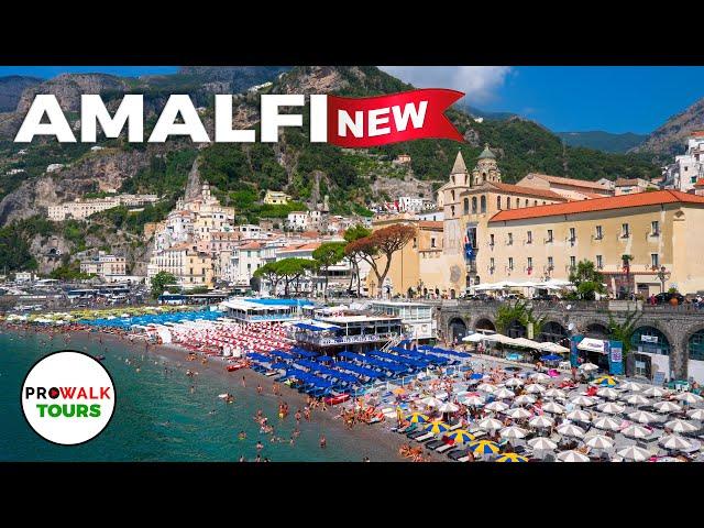 Amalfi & Atrani, Italy Walking Tour - 4K 60fps with Captions - The Equalizer 3 Filming Location