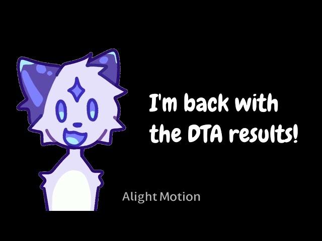 DTA Results!!