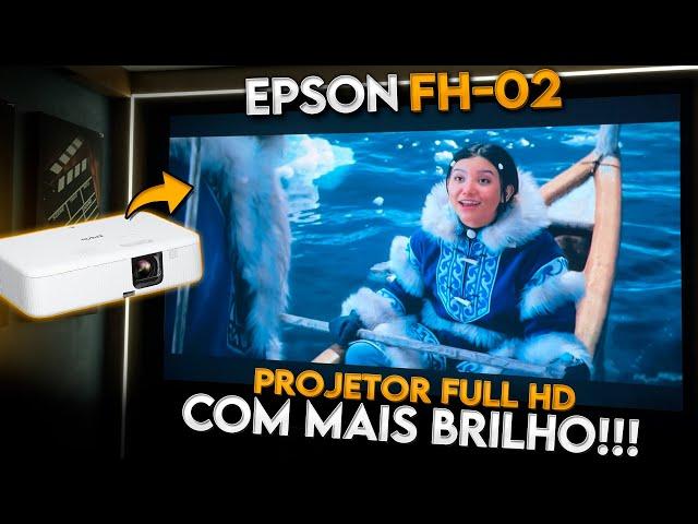 Esse é PROJETOR para AMBIENTES CLAROS! O Epson FH02 tem MUITO Brilho!