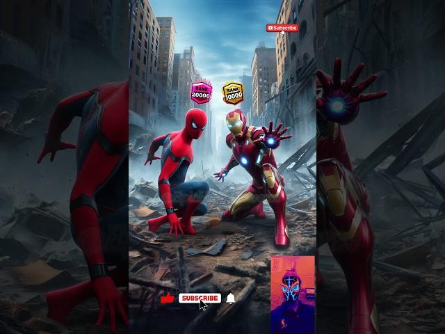 Spider-Man & Iron Man vs Thanos | Wait, Venom Saves Supergirl?!  #shorts #spiderman #ironman