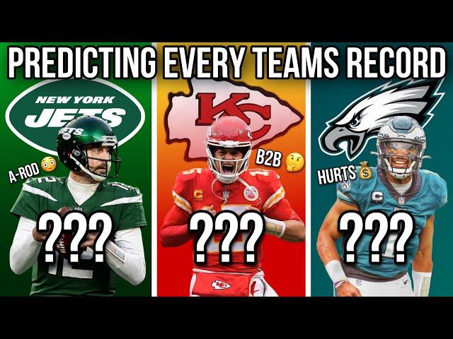 Predicting EVERY Teams 2023-24 NFL Record Game-by-Game