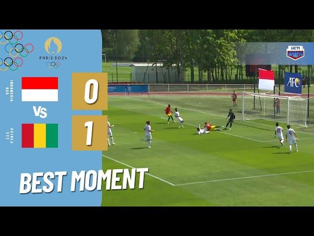 BEST MOMENT INDONESIA U-23 (0) VS (1) GUINEA U-23 | KUALIFIKASI OLIMPIADE PARIS 2024