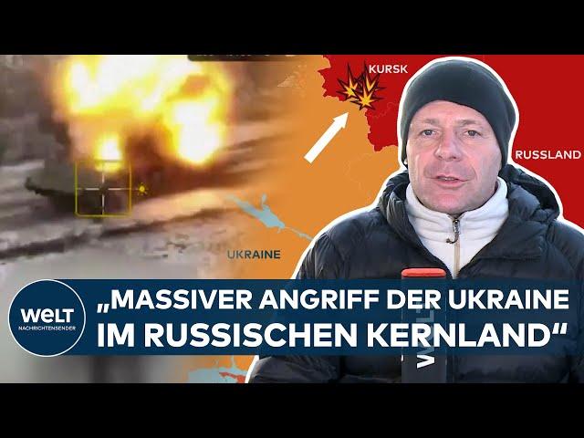 PUTINS KRIEG - KURSK-OFFENSIVE DER UKRAINE! Kiew: „Russland bekommt das, was es verdient!“