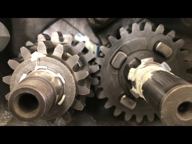 Norton gear box and cylinder head