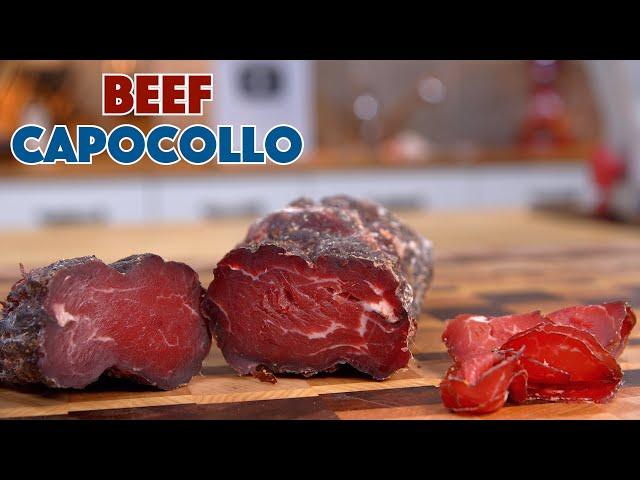 Dry Cured Beef Tenderloin Capocollo - How To Dry Cure Meat - Glen And Friends Cooking