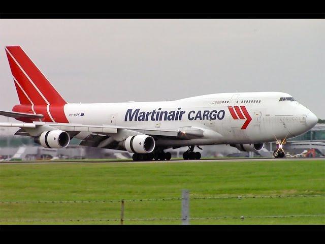 Martinair Cargo | 747-400F | Touchdown + Takeoff