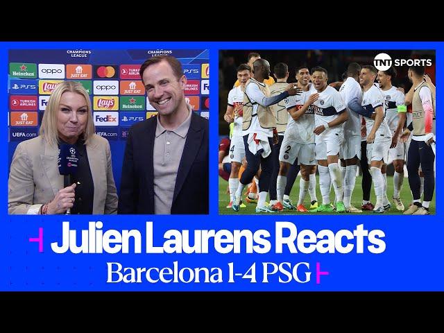 "PSG PLAYED SO WELL!"  | Julien Laurens | Barcelona 1-4 PSG | UEFA Champions League