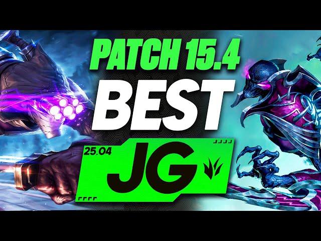 The BEST Junglers For Season 15 On Patch 15.4! | All Ranks Tier List League of Legends