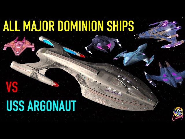 USS Argonaut (Achilles 2.0) VS All Major Jem’Hadar Ships - Star Trek Starship Battles