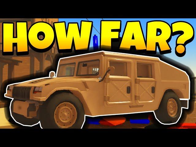 How Far Can You Get With The Humvee In Dusty Trip