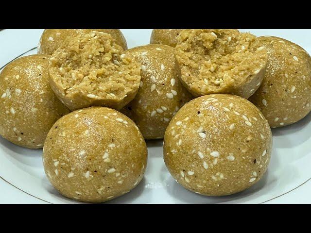 Winter Special Sesame Laddu - Nuvvula Laddu - Til Ke Laddu - Sesame Seeds Laddu With Jaggery - Laddu