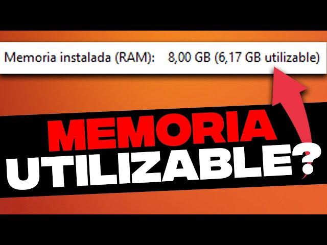 ▶ Usar toda la memoria ram Windows 10 – ¿Qué es la Memoria ram utilizable o Reservada para hardware?