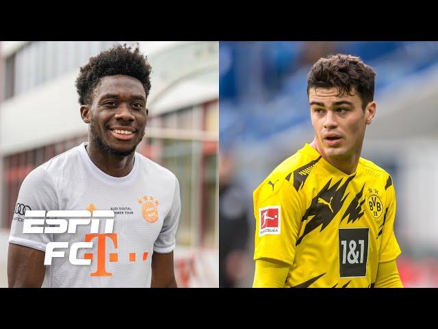 Alphonso Davies vs. Gio Reyna in Der Klassiker quiz! | Borussia Dortmund vs. Bayern Munich