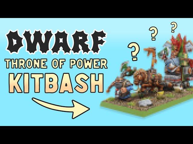 OLD WORLD KITBASH! | Creating a Warhammer The Old World Dwarf Throne of Power