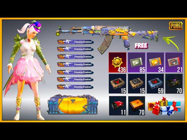 CAN I GET AKM? IN 820 CRATES PUBG MOBILE KR CARTE OPENING