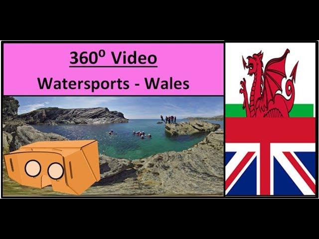 Learn Welsh English in VR - Coasteering (Watersports) in Wales | LinguapracticaVR