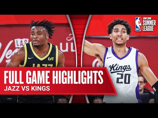 JAZZ vs KINGS | NBA SUMMER LEAGUE | FULL GAME HIGHLIGHTS