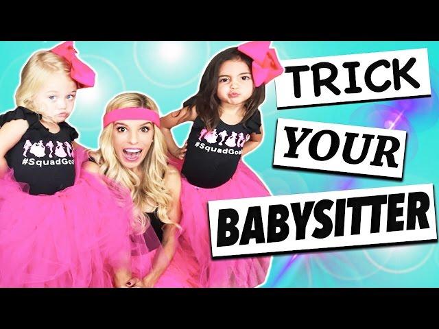 How to: Trick your babysitter featuring Rebecca Zamolo!!!| ForeverandForava