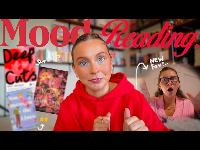 I mood read a book from each genre 🩷 | finding a new fave?