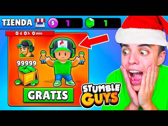 CONSIGUE MI SKIN *JONBTC* por NAVIDAD en STUMBLE GUYS! 