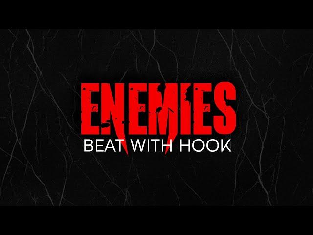 "Enemies' (with hook) | Trap Rap Instrumental With Hook - dark type beat