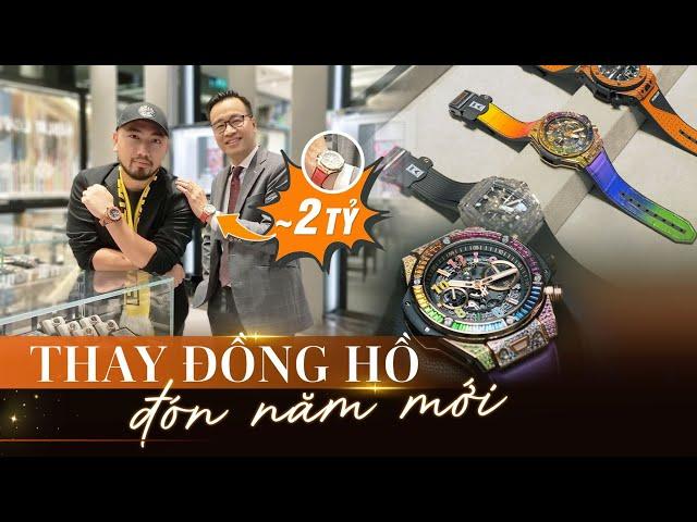 Năm Mới dẫn BLV Tạ Biên Cương đi chọn Đồng Hồ Hublot TIỀN TỶ tại Tràng Tiền Plaza | NHATO Review