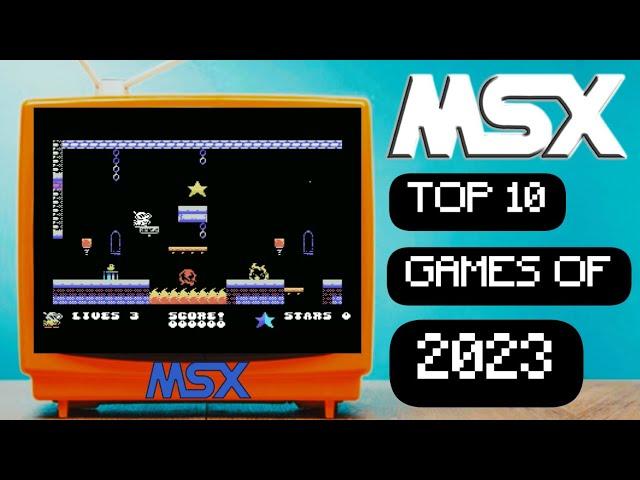 The Very BEST MSX GAMES Released in 2023 #msx #msx2 #msxgames