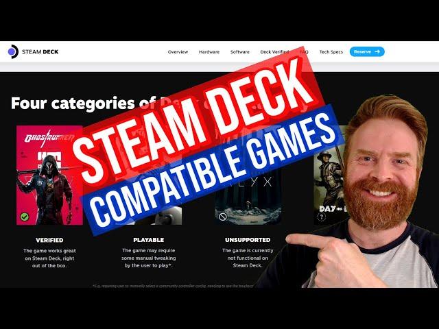 See what games are compatible with the Steam Deck