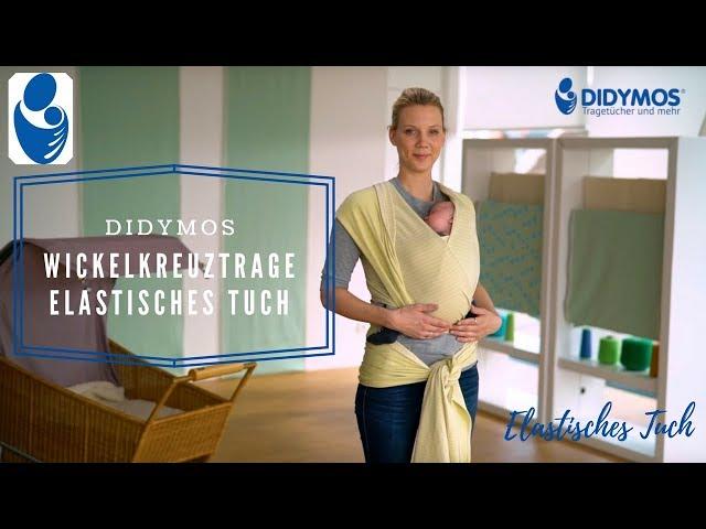 Wickelkreuztrage elastisches Tuch - DIDYMOS Bindeanleitung