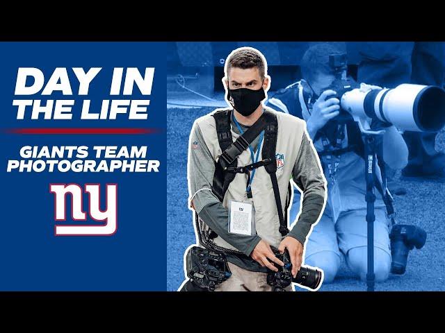 Day in the Life of a New York Giants Team Photographer