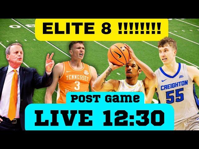 TENNESSEE BASKETBALL MAKES ELITE 8 BEATS CREGHTON, TENNESSEE WINS, VOLS BASKETBALL,