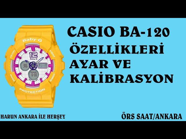 CASIO BA 120-AYAR VE ÖZELLİKLERİ /CASIO BA-120 SETTINGS AND FEATURES