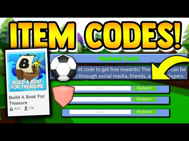 ALL *SECRET* JUNE CODES!!| Build a boat for Treasure ROBLOX