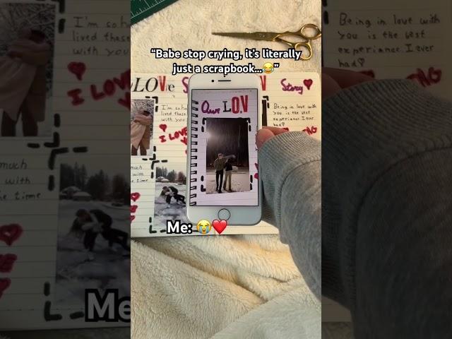 No it’s not! ️ #scrapbooking #love