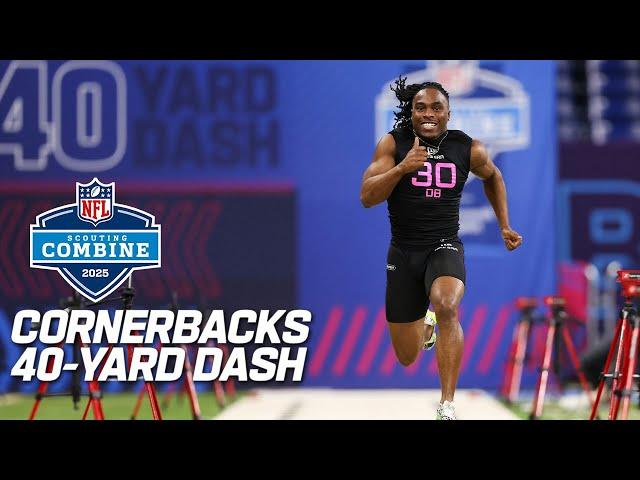 FULL Cornerbacks 40-Yard Dash | 2025 NFL Combine