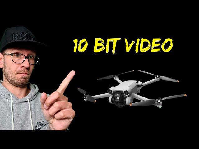 DJI MINI 3 PRO // 10 BIT VIDEO  Wirklich oder liege ich falsch?