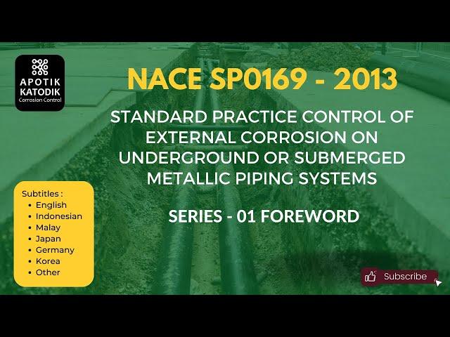 01  AMPP NACE SP0169 Standard Practice Control of External Corrosion Cathodic Protection - Foreword