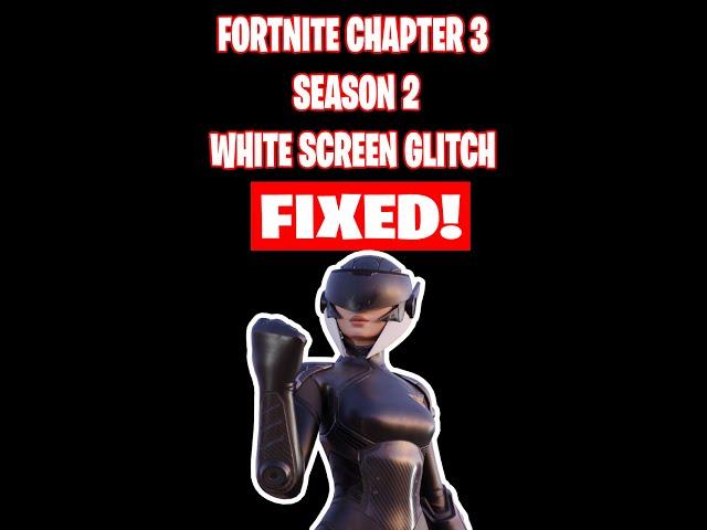 How to fix epic games launcher white screen glitch #shorts