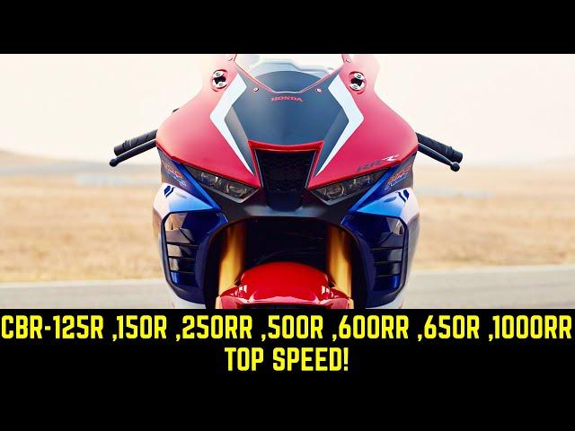  Honda CBR - 125R ,150R ,250RR ,500R ,600RR ,650R ,1000RR - Максимальная Скорость CBR-Серии 2021!