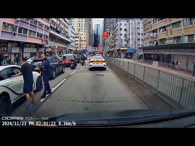 車CAM直擊 - 抵死喇～咁啱有警車經過！H0NKAM 人地唔讓咪唔讓，仲要閘人地再玩迫力！