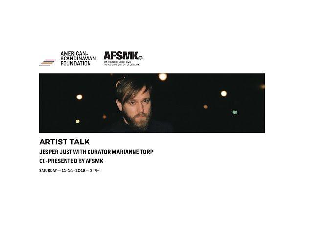 Artist Talk: Jesper Just with Curator Marianne Torp