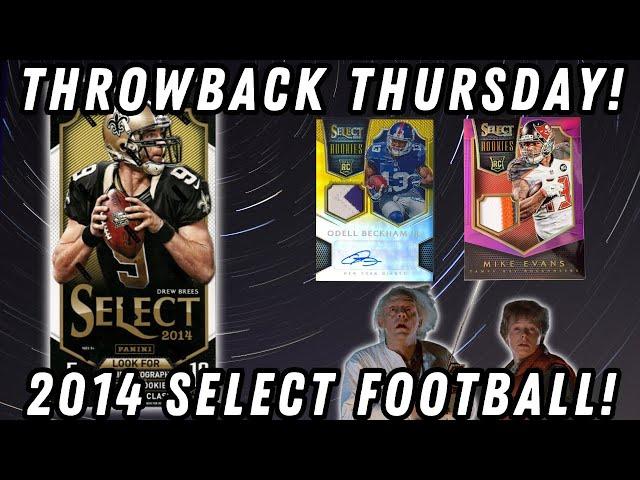 THROWBACK THURSDAY! 2014 Panini Select Football Hobby Box!