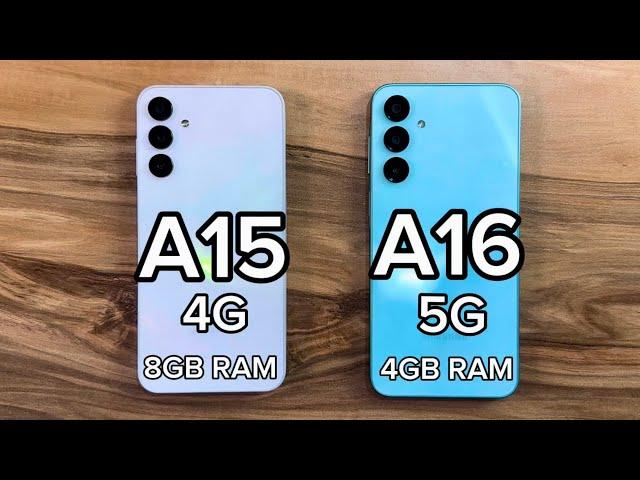 Samsung Galaxy A15 4G vs Samsung Galaxy A16 5G