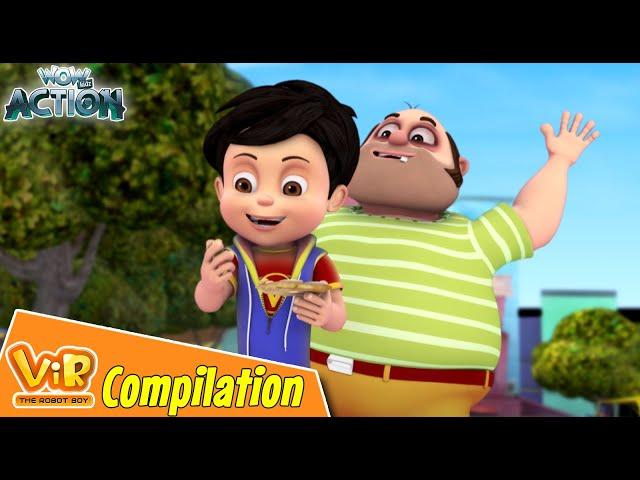 Best Episodes Of Vir The Robot Boy | Cartoon For Kids | Compilation 65 | Wow Kidz Action